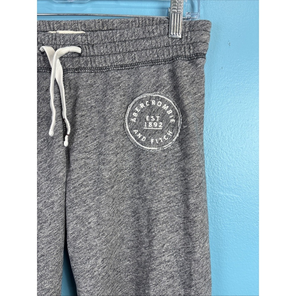 Abercrombie & Fitch Joggers Sm Gray Tapered Zip Pockets Gorpcore Sporty Casual
